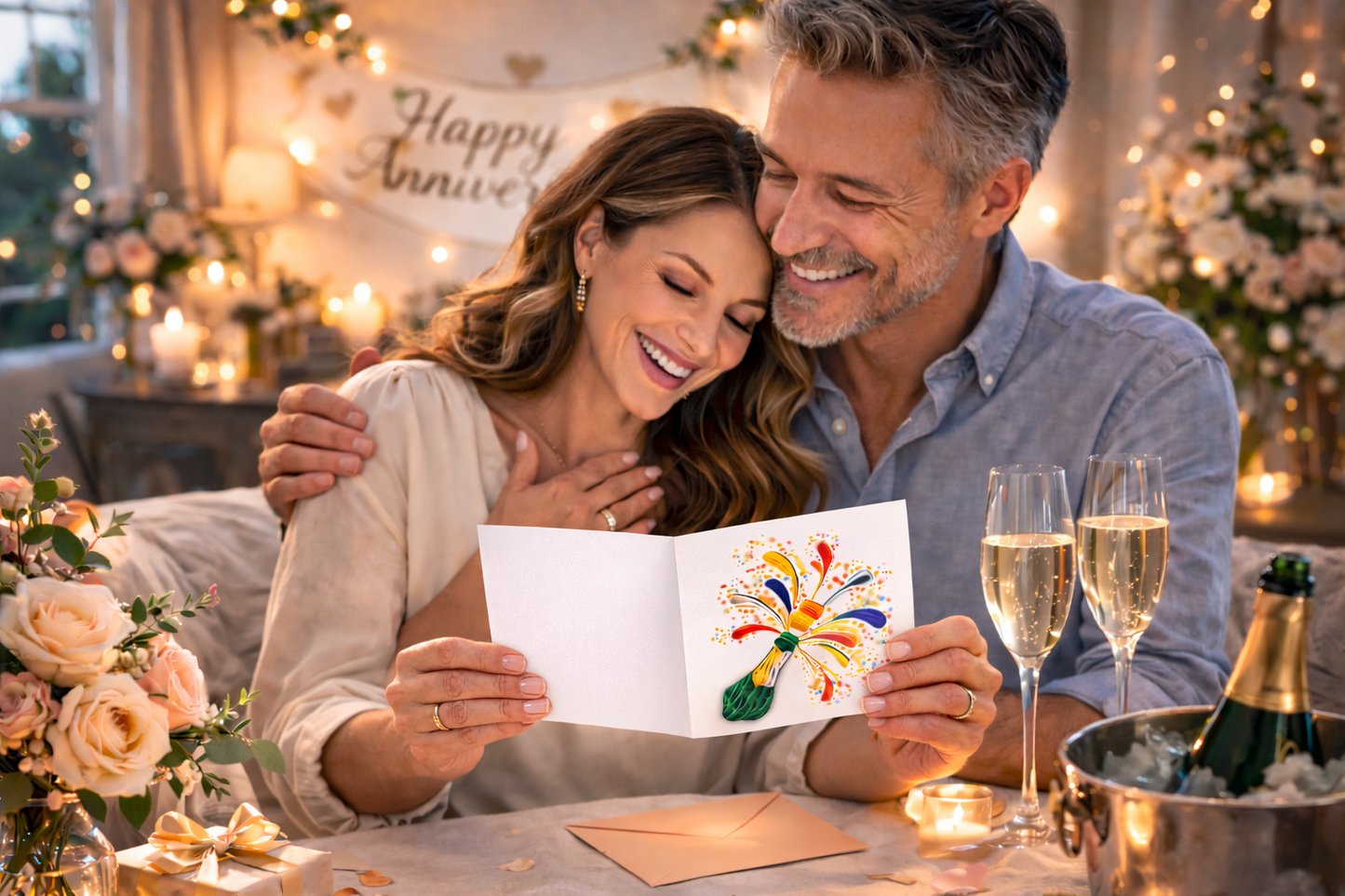 Champagne Celebration Card