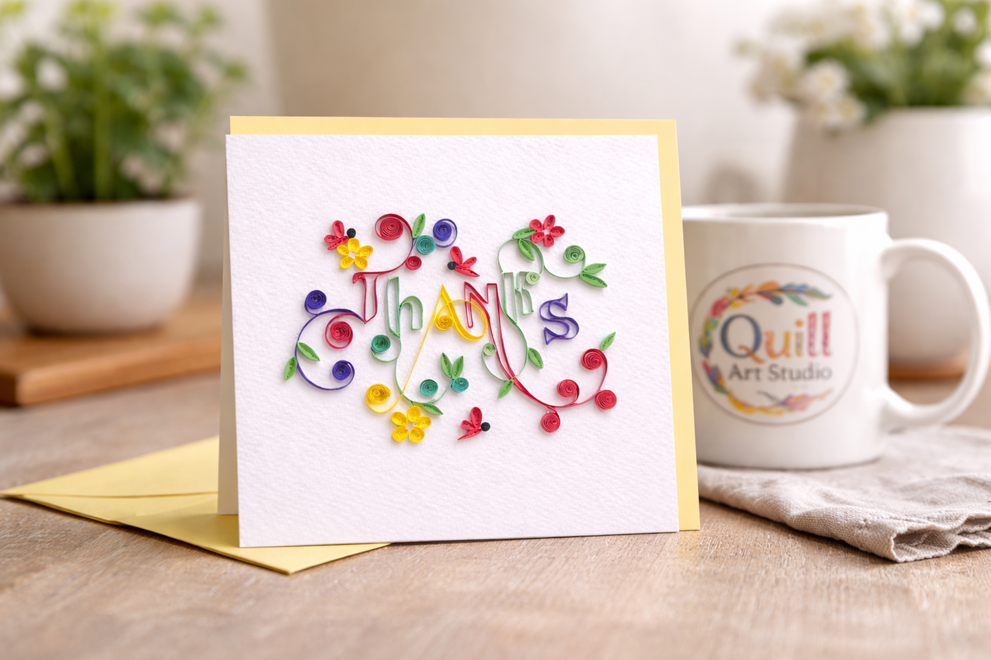 Gratitude Quilling Greeting Card