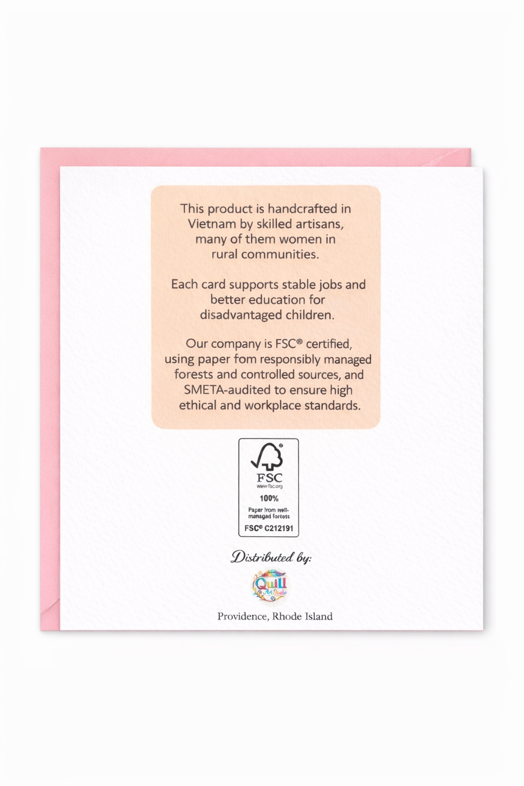 Friendship Quilling Greeting Card