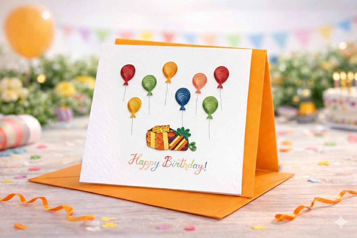 Birthday Balloon Card