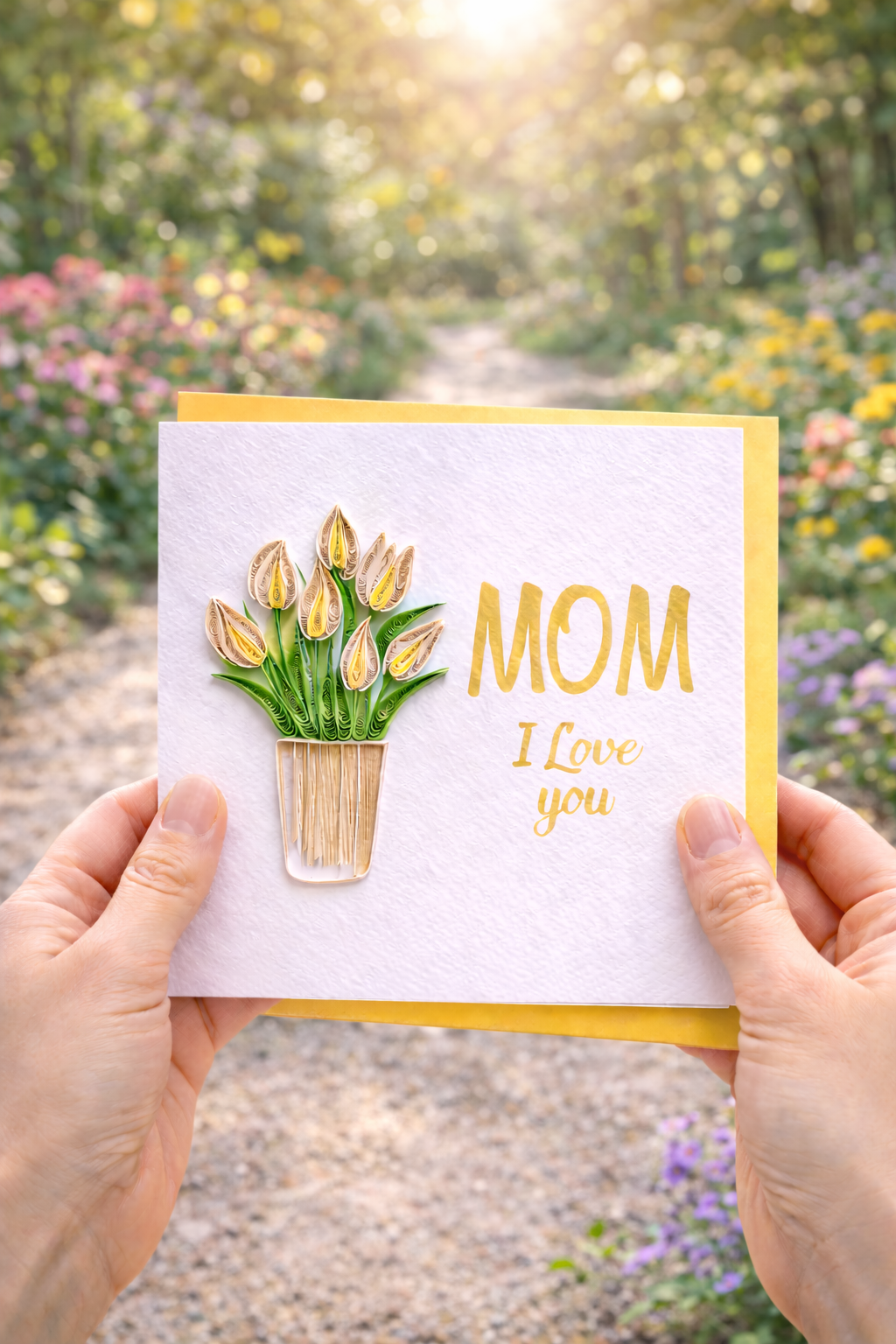 Mother’s Day Quilled Card
