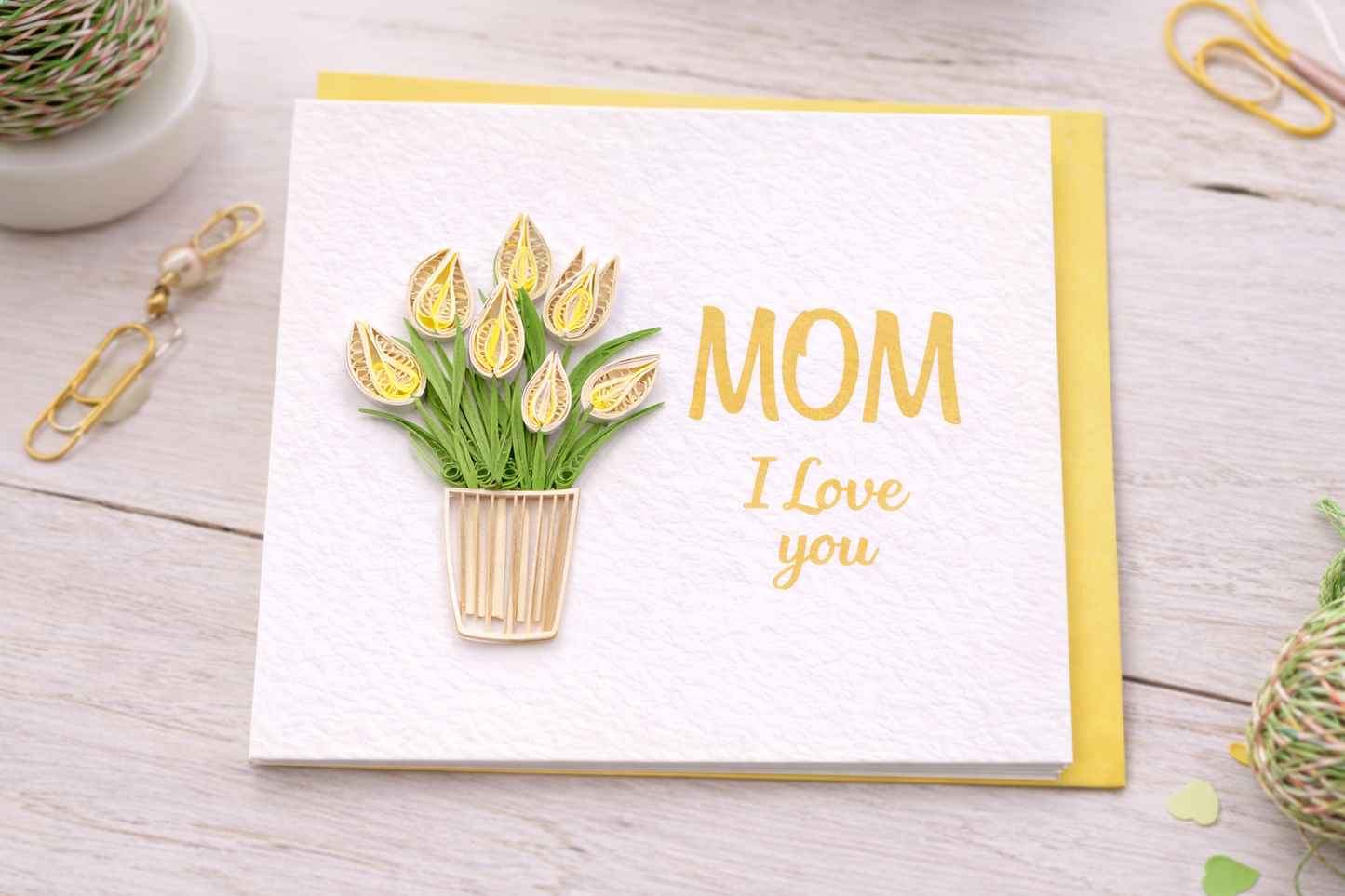 Mother’s Day Quilled Card