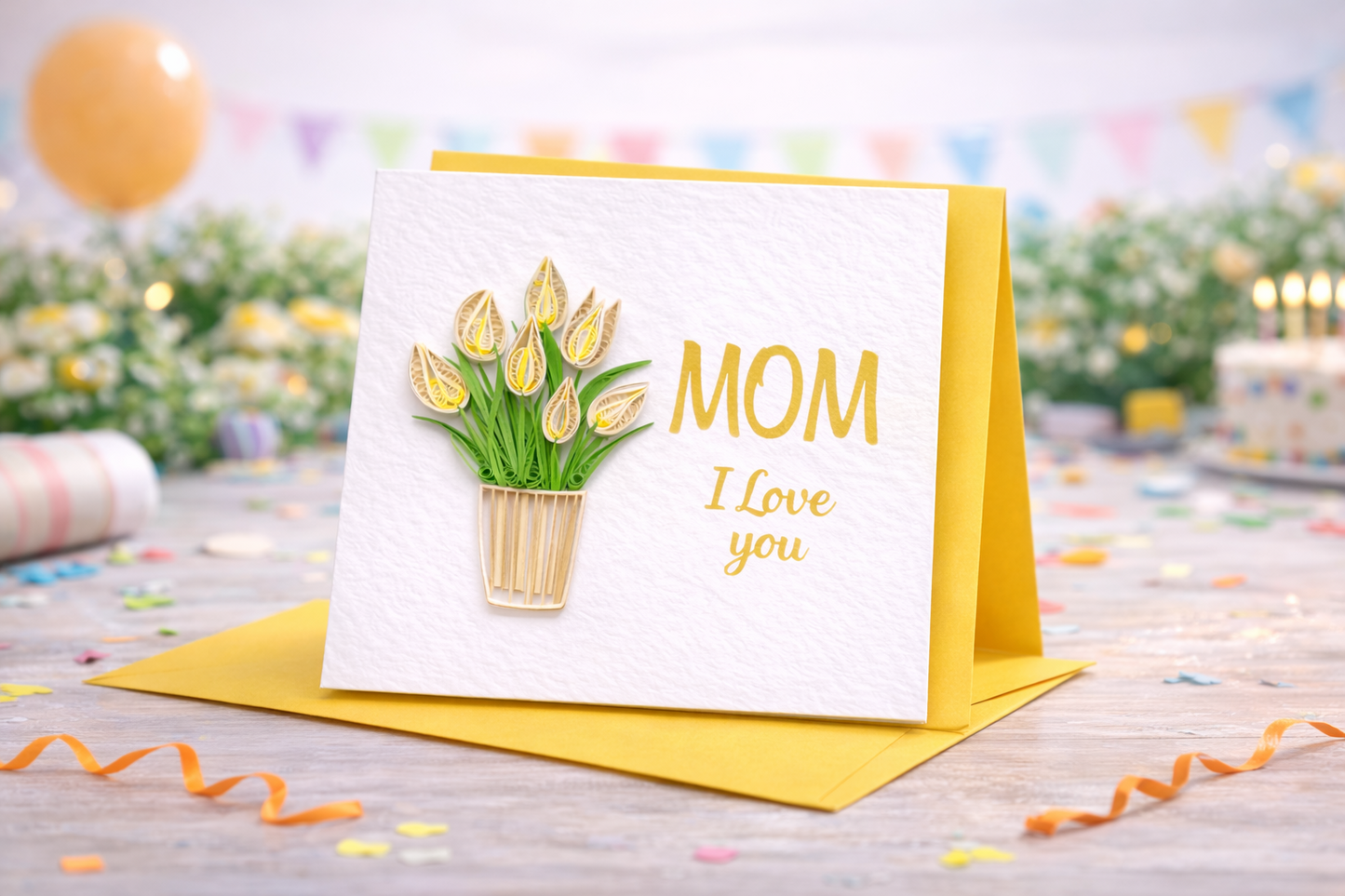 Mother’s Day Quilled Card