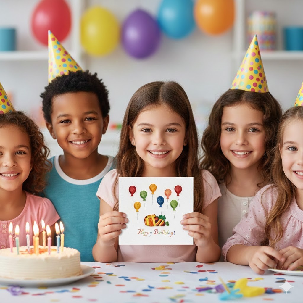 Birthday Balloon Card