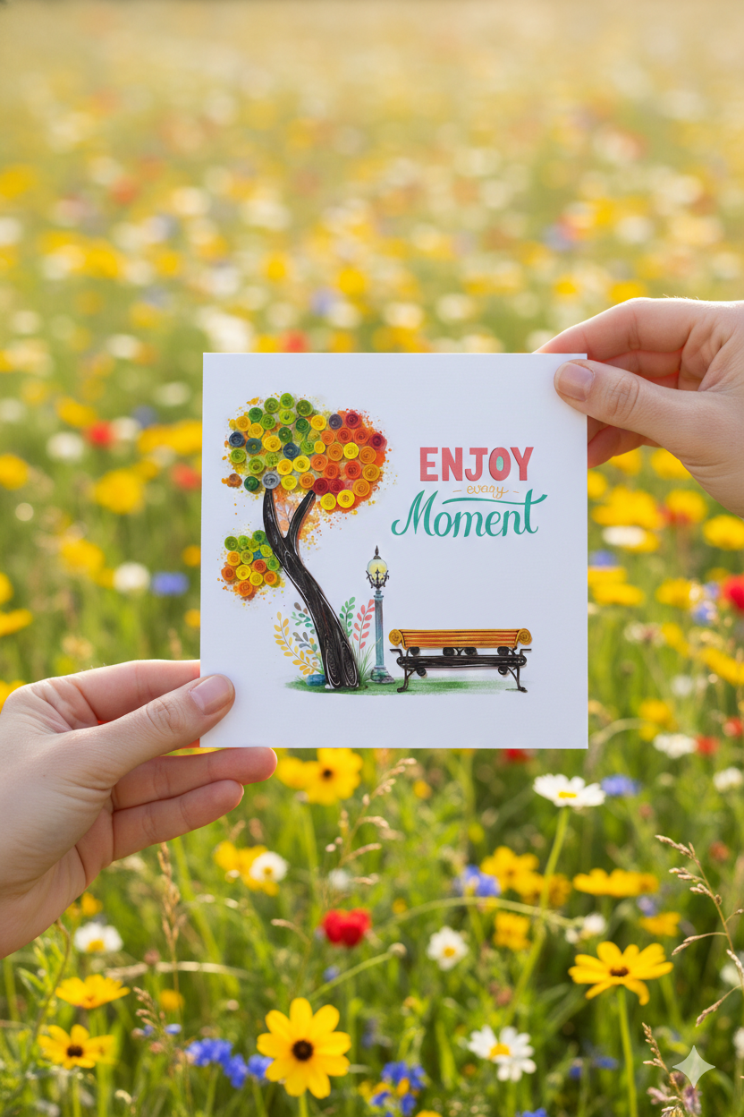 Friendship Quilled Card