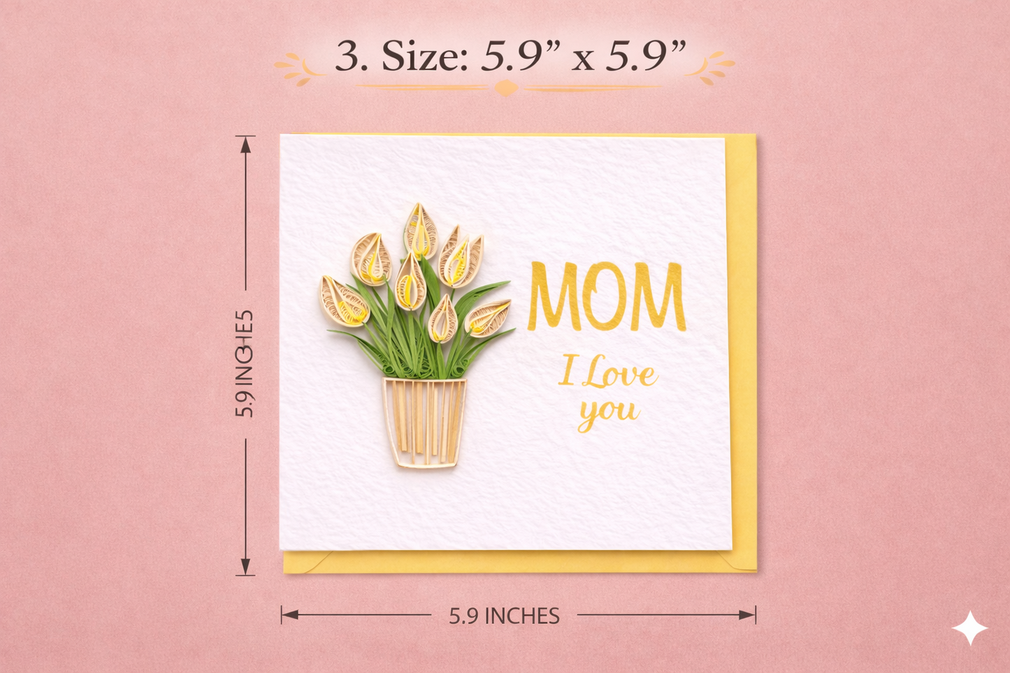 Mother’s Day Quilled Card