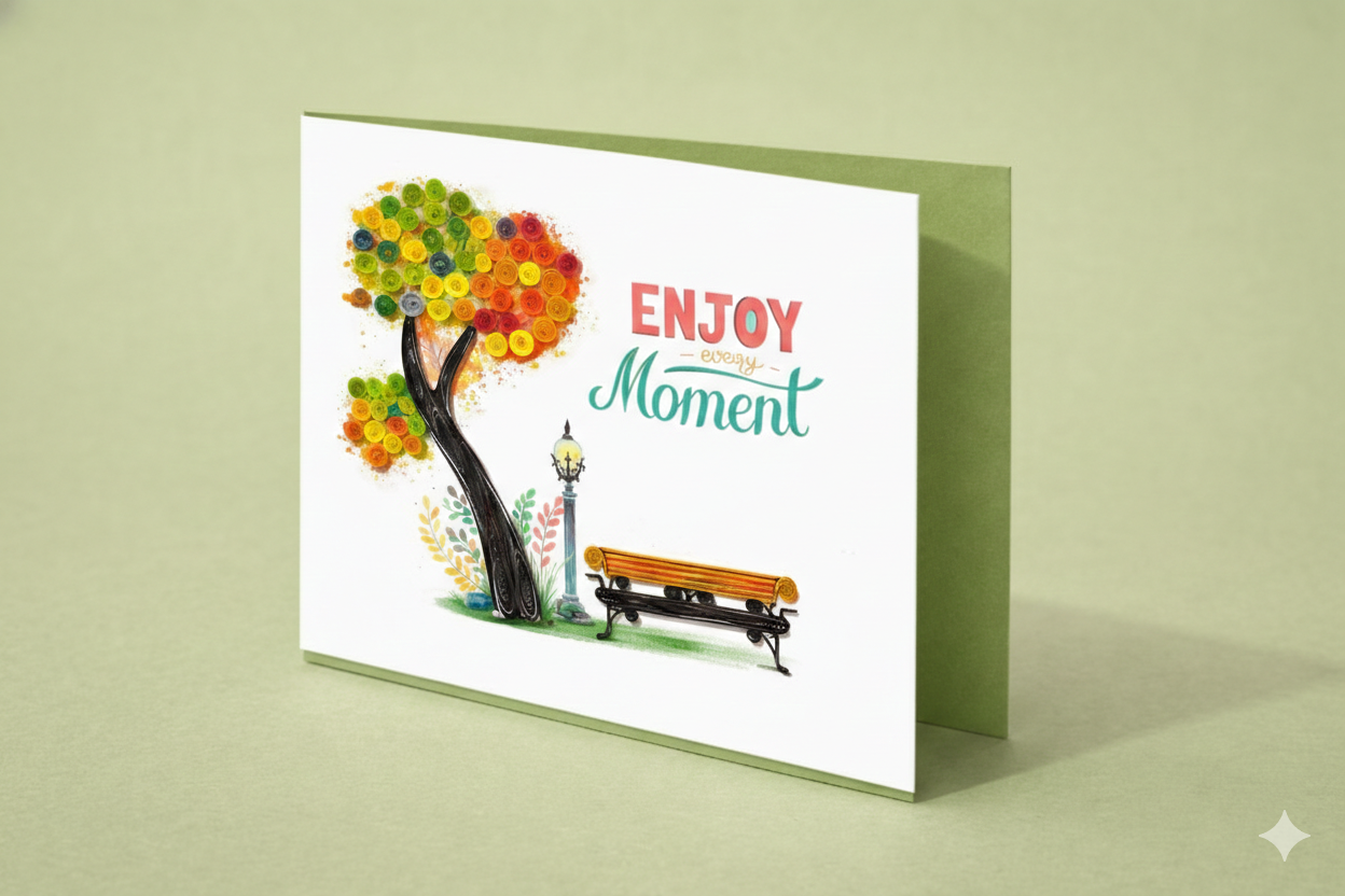 Friendship Quilled Card