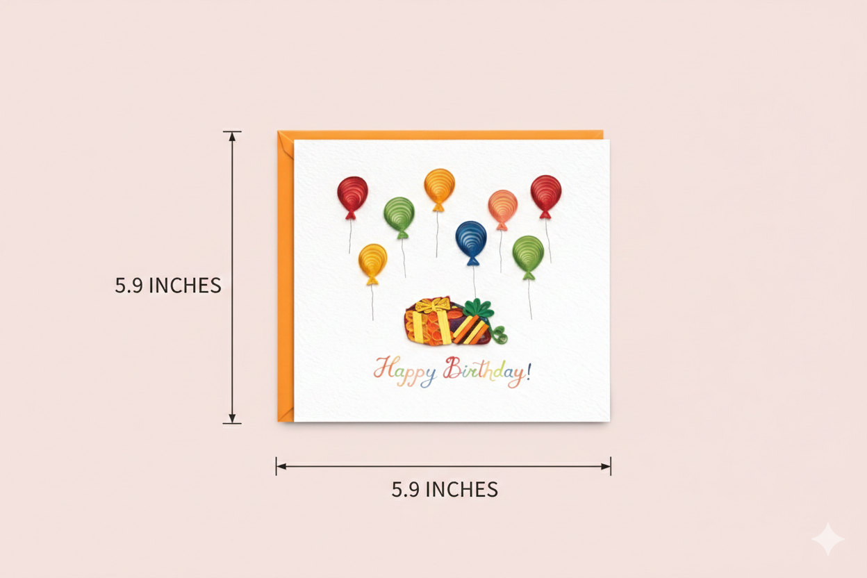 Birthday Balloon Card