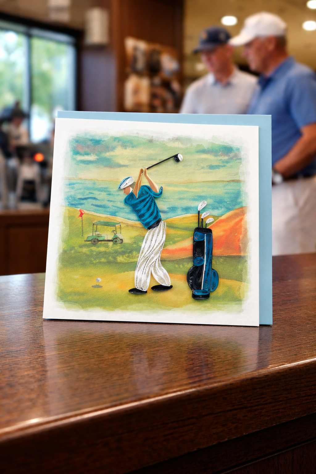 Golf Lover Quilling Card
