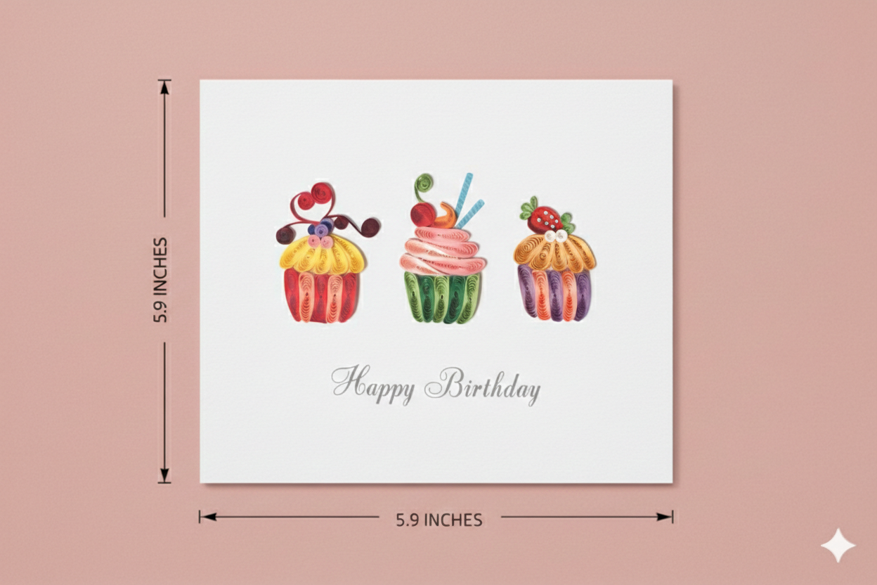 Cupcake Birthday Card