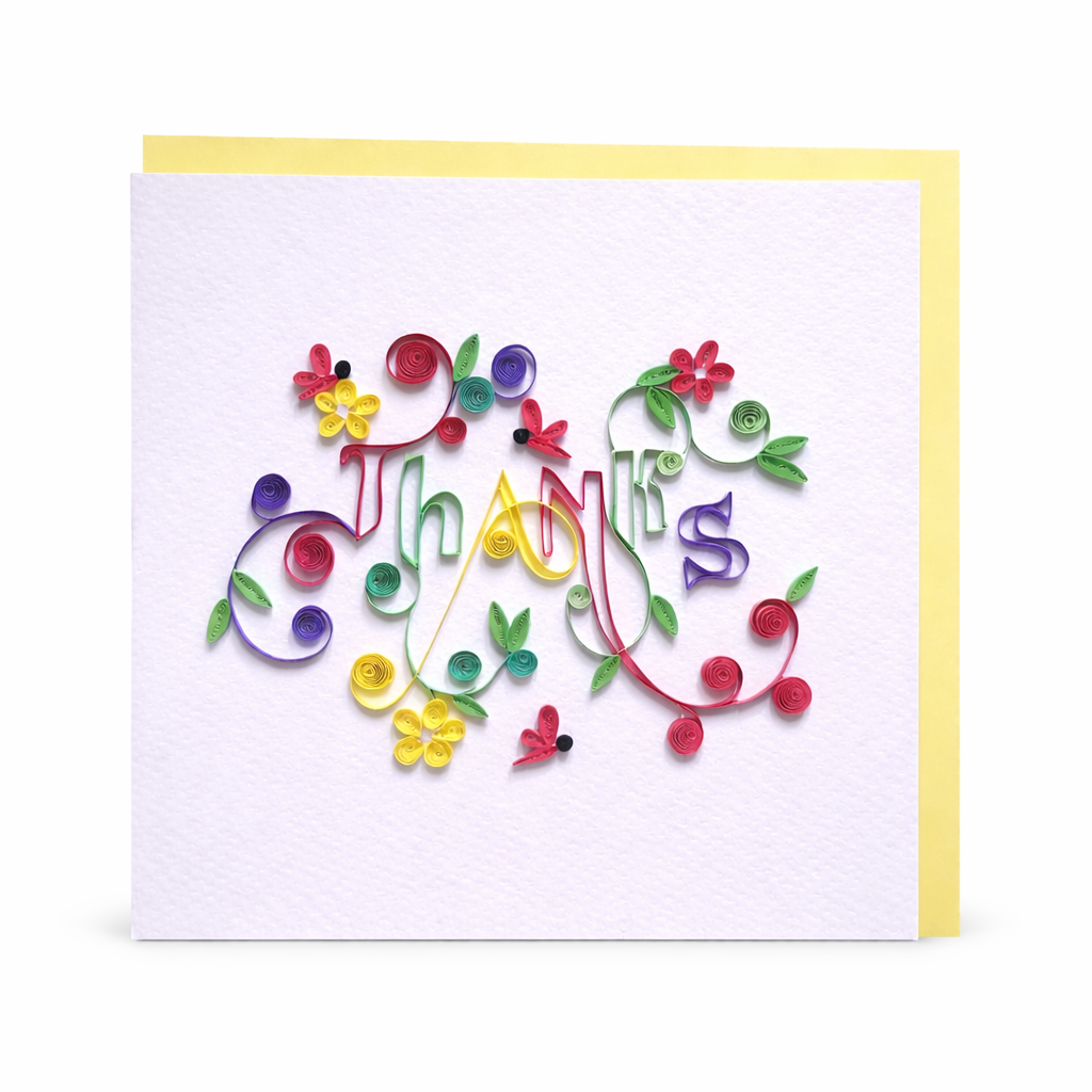 Gratitude Quilling Greeting Card