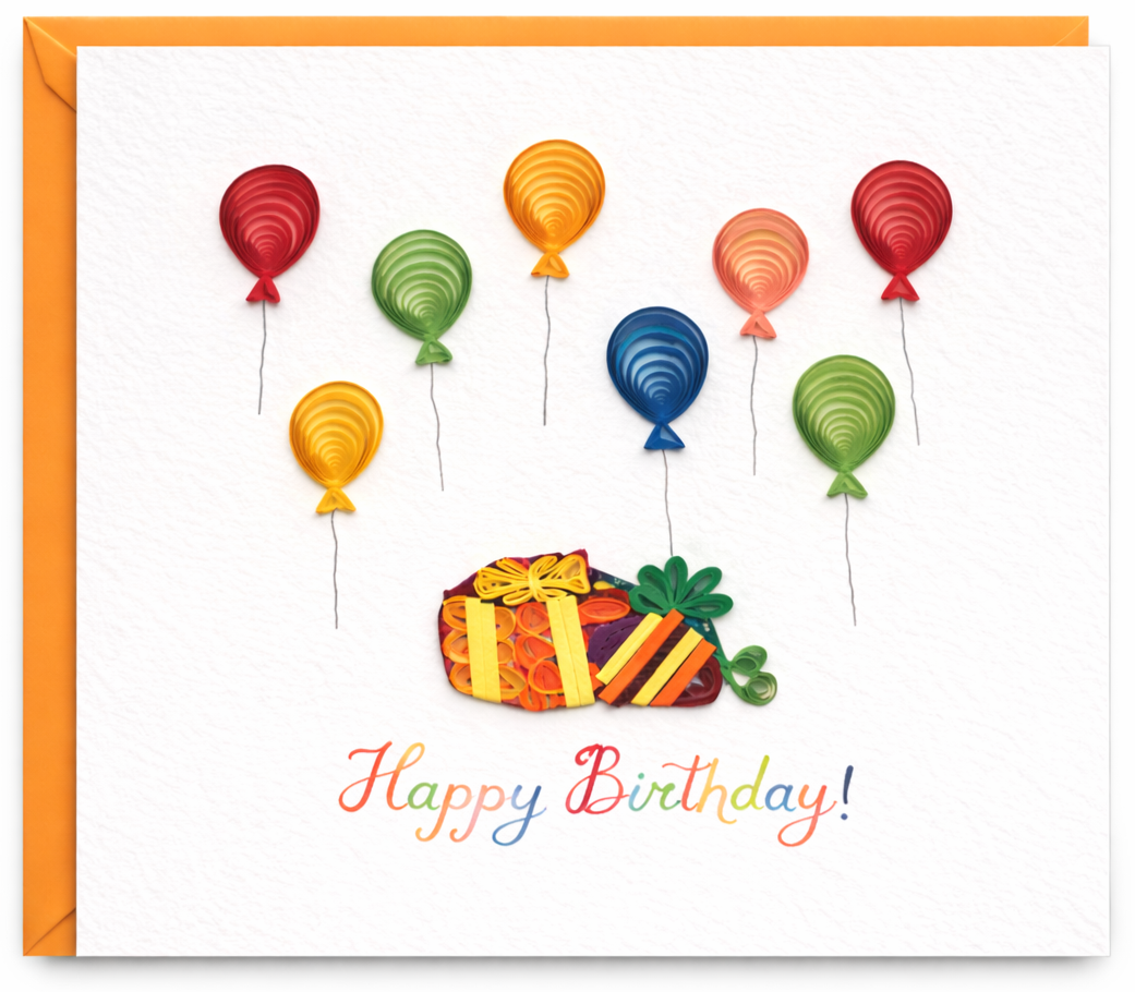 Birthday Balloon Card
