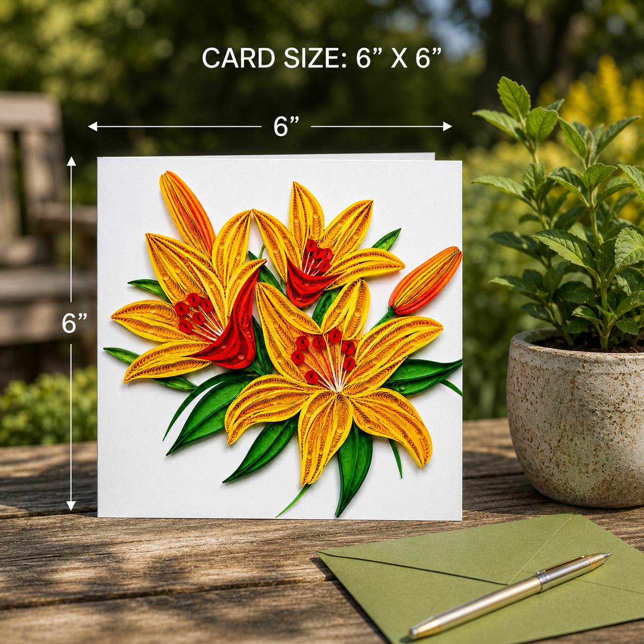 Friendship Quilling Greeting Card