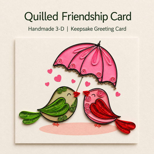 Friendship Quilling Greeting Card
