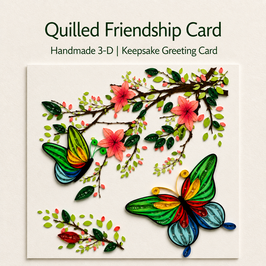 Friendship Quilling Greeting Card