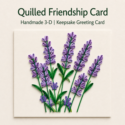 Friendship Quilling Greeting Card
