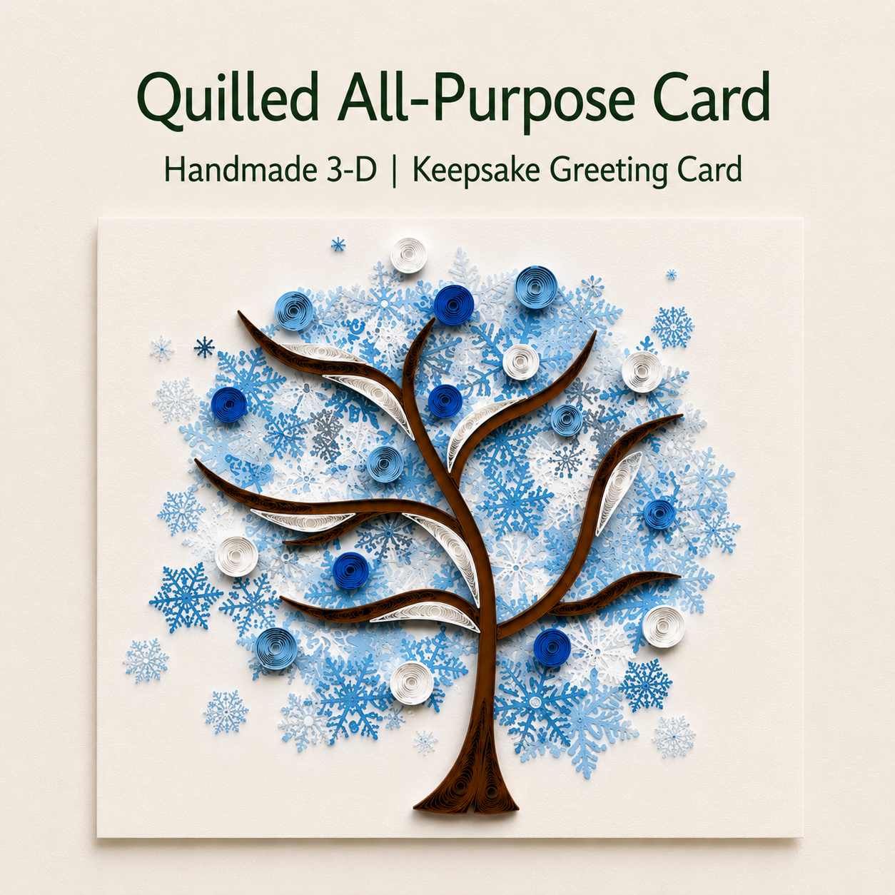 Friendship Quilling Greeting Card