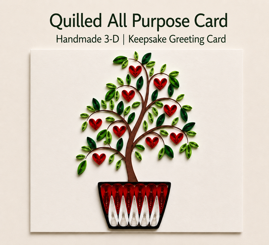 Quilled "All Purpose" Greeting Card