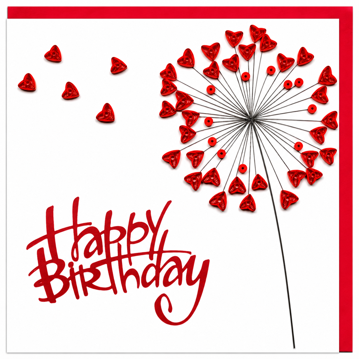 Quilled 'Happy Birthday' Card