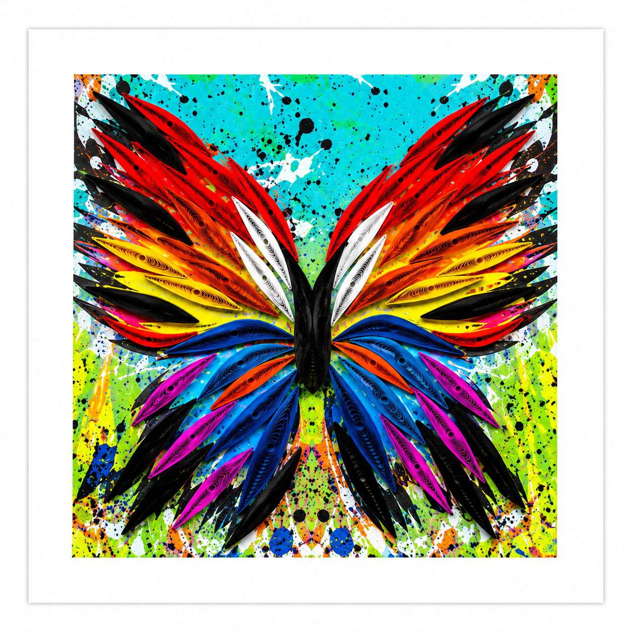 Butterfly Quilling Friendship Greeting Card
