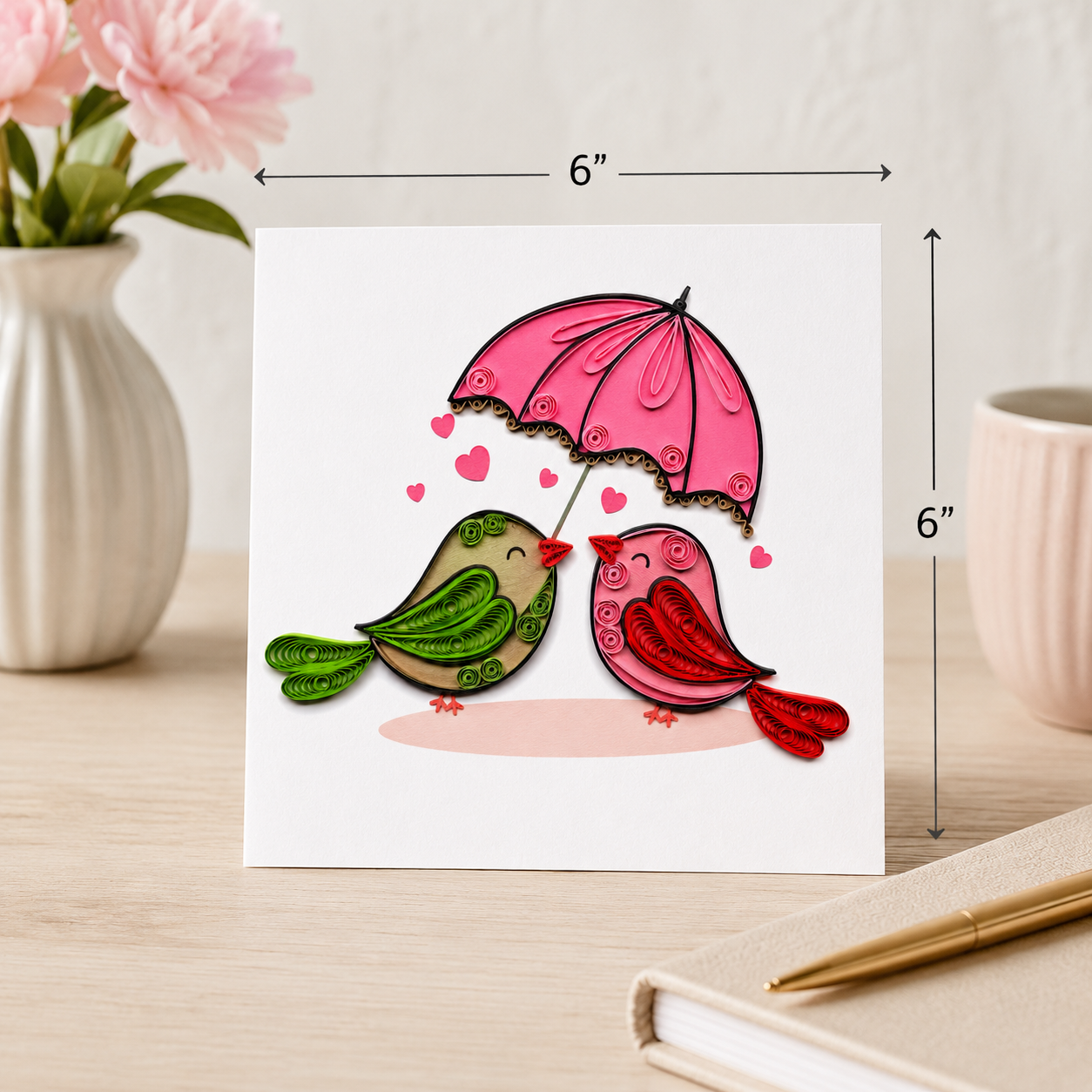 Friendship Quilling Greeting Card