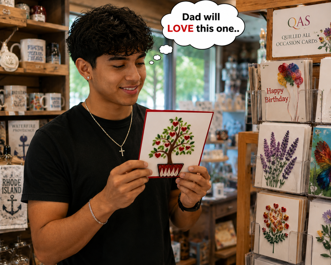 Quilled "All Purpose" Greeting Card