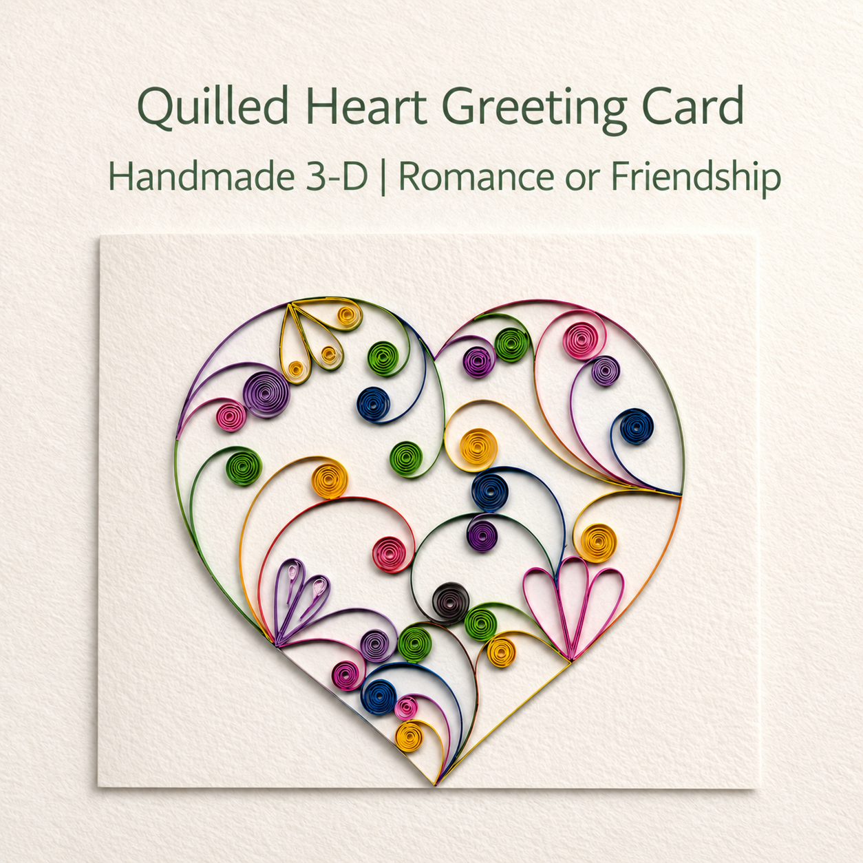 HEART Friendship | Romance | Celebration Card
