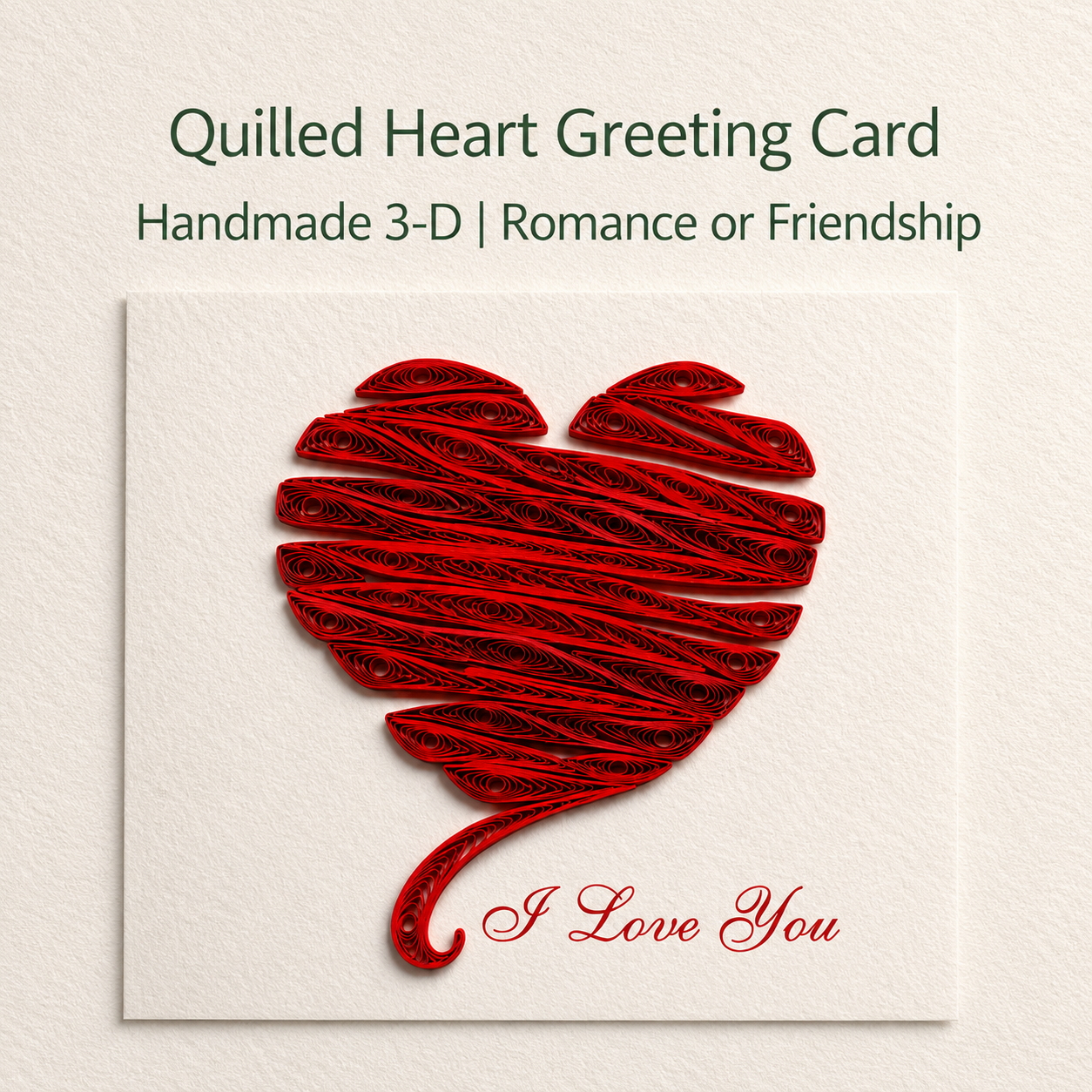 HEART Friendship | Romance | Celebration Card