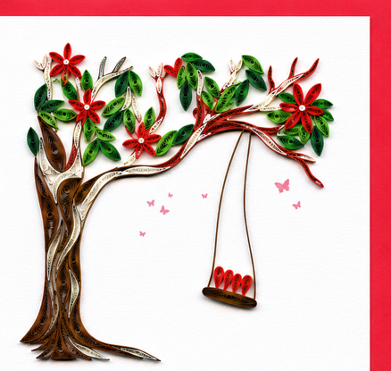 Quilling Friendship Greeting Card